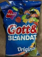 Mängden socker i Gott & Blandat Original