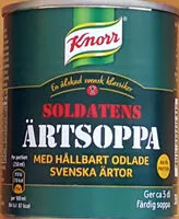 Mängden socker i Soldatens Ärtsoppa