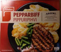 Mängden socker i Findus Dagens Pepparbiff