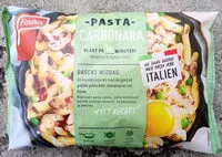 Mängden socker i Findus Pasta Carbonara
