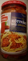 Mängden socker i Findus Köttfärssås Original