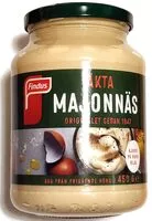 Mängden socker i Findus Äkta Majonnäs