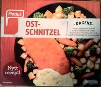 Mängden socker i Findus Dagens Ostschnitzel