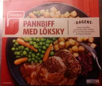 Mängden socker i Findus Dagens Pannbiff med löksky