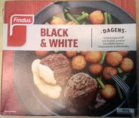 Mängden socker i Findus Dagens Black & White