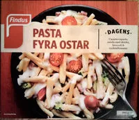Mängden socker i Findus Dagens Pasta fyra ostar