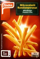 Mängden socker i Mikrofädiga Pommes Frites