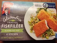 Mängden socker i Glutenfria Frasiga fiskfilér