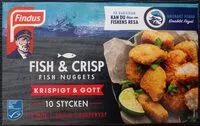 Mängden socker i Fish & Crisp fish nuggets