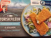 Mängden socker i Sprödbakade Torskfiléer