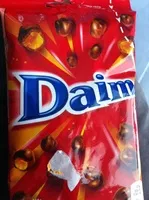 Mängden socker i Daim