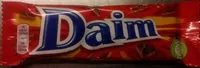 Mängden socker i Daim Chokolade 28g