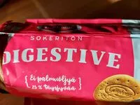 Mängden socker i Digestive, no sugar
