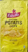 Mängden socker i Estrella Original Potatischips