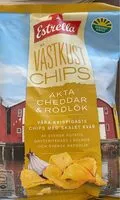 Mängden socker i Västkust chips