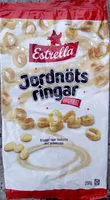 Mängden socker i Estrella Jordnötsringar Originalet