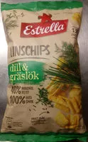 Mängden socker i Estrella Linschips Dill & Gräslök
