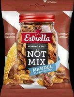 Mängden socker i Honung & salt nöt mix mandel & jordnötter