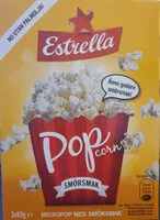 Mängden socker i Micropop med smörsmak