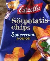 Mängden socker i Sötpotatischips Sourcream  & onion