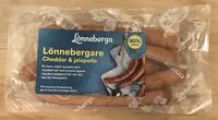 Mängden socker i Lönnebergare Cheddar & Jalapeno