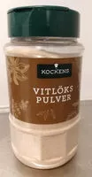 Mängden socker i vitlökspulver