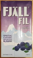 Mängden socker i Fjällfil Blåbär