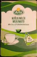 Mängden socker i Arla Mjölk