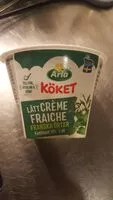 Mängden socker i lätt creme fraiche