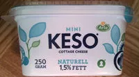 Mängden socker i KESO Cottage Cheese Mini Naturell