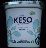 Mängden socker i KESO Cottage Cheese Mini Naturell