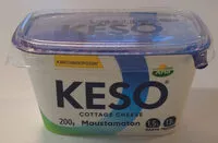 Mängden socker i KESO maustamaton raejuusto