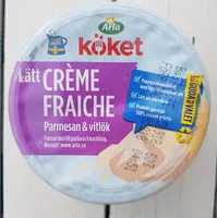 Mängden socker i lätt crème fraîche parmesan & vitlök