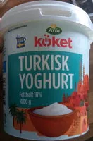 Mängden socker i Turkisk Yoghurt - Fetthalt 10%