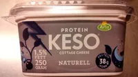 Mängden socker i KESO Cottage Cheese Protein Naturell
