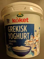 Mängden socker i Arla Köket Grekisk Yoghurt 10 %