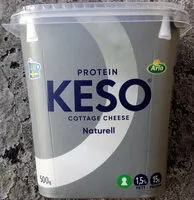 Mängden socker i KESO Cottage Cheese Naturell Protein