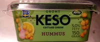 Mängden socker i KESO Cottage Cheese Grönt Hummus