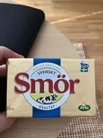 Mängden socker i Smör