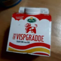 Mängden socker i vispgrädde