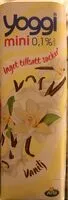 Mängden socker i Yoggi mini Vanilj