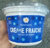 Mängden socker i Crème fraîche