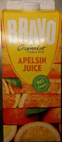 Mängden socker i Bravo Apelsinjuice