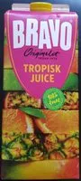 Mängden socker i Tropisk Juice