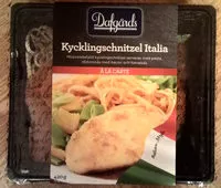 Mängden socker i Dafgårds À la carte Kycklingschnitzel Italia