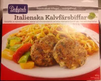 Mängden socker i Dafgårds Italienska Kalvfärsbiffar