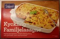 Mängden socker i Dafgårds Kyckling Familjelasagne