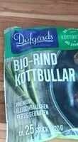 Mängden socker i Bio Rind Köttbullar