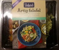 Mängden socker i Dafgårds Ärtig falafel