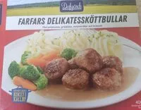 Mängden socker i Dafgårds Farfars Delikatessköttbullar